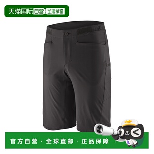 自营欧洲直邮Patagonia Dirt Craft男士黑色尼龙可调节腰围短裤