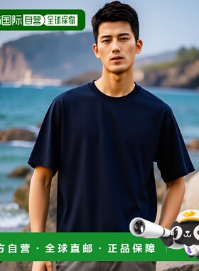 香港直邮THOM BROWNE 男士T恤 MJS288A00042415 AW2025 蓝色