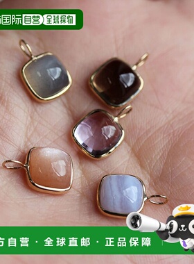 1h可退 日本直邮cui-cui卡博逊吊坠K10YG蓝纹石782895cuicui