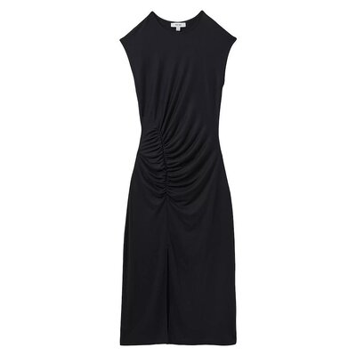 Reiss|Lenara 褶饰中长连衣裙