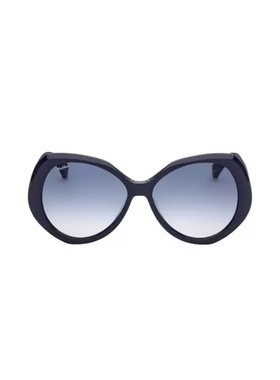 max mara【美国奥莱】直发 MaxMara MM0015蝴蝶太阳镜-蓝色