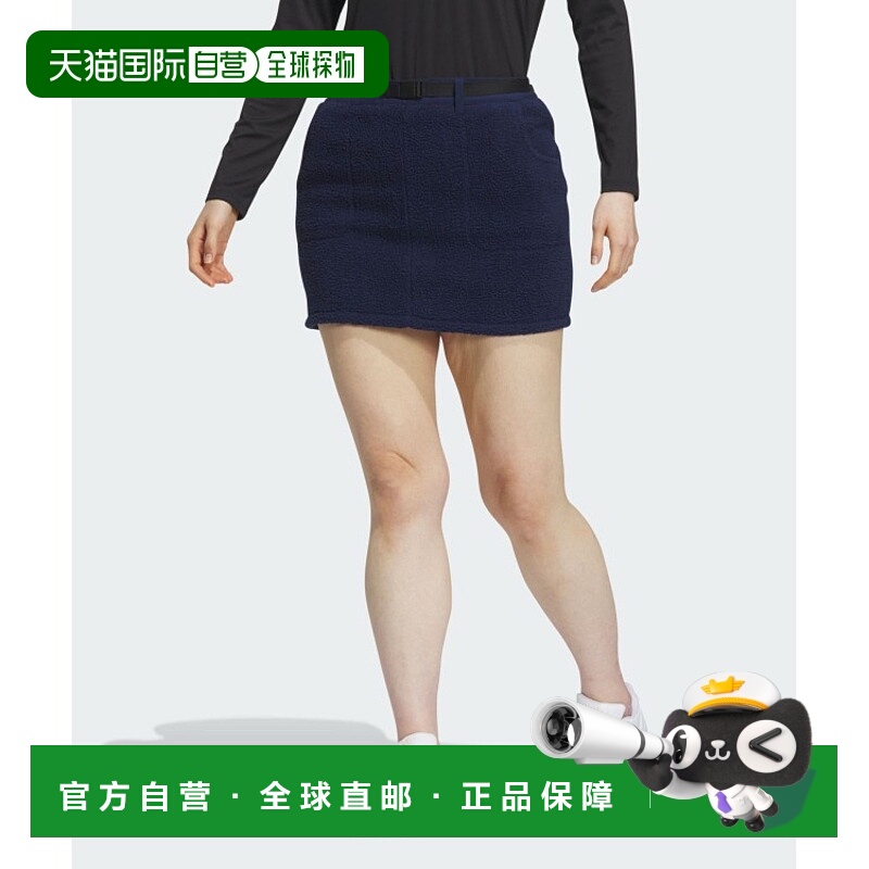 1h可退 日本直邮adidas Golf 女士休闲高尔夫运动半身裙 伸缩性强