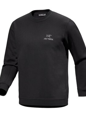 加拿大直发始祖鸟EMBLEM男款圆领套头户外长袖抓绒卫衣