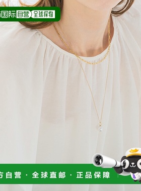 1h可退 日本直邮Favorible 女士叠戴项链 链条珍珠二合一 高级感