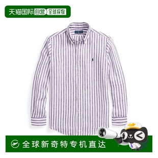 美国直邮 RALPH 1h可退 POLO LAUREN 亚麻衬衫