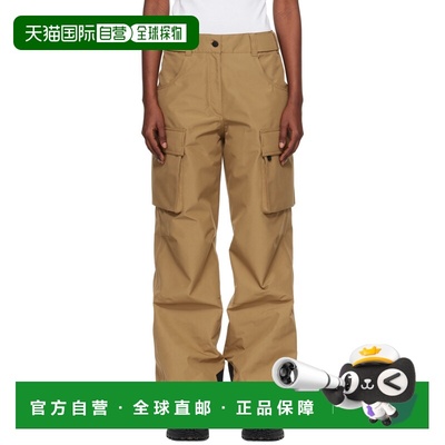 1h可退 香港直邮moncler 盟可睐 女士 黄褐色 Padded GORE-TEX 滑