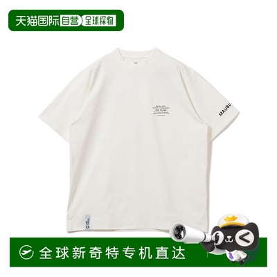 1h可退 日本直邮MALIBU SHIRTS 男士袖口印花短袖T恤 92080223705