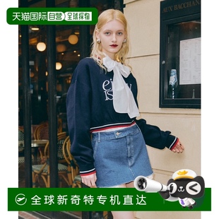 11241216060 1h可退 日本直邮eimy istoire 女士低腰牛仔迷你裙