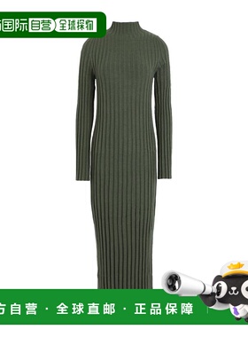 香港直邮潮奢 Topshop 女士 长款连衣裙 green绿色 舒适时尚