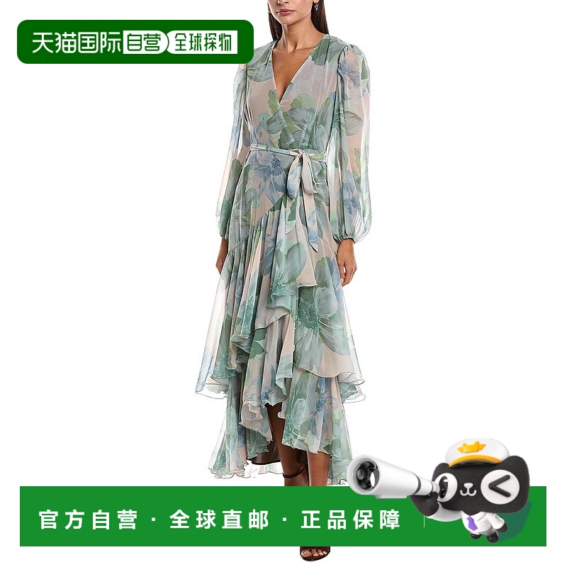自营Hutch Helene Maxi Dress - green 美国奥莱直发