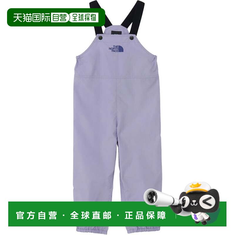 日本直邮北面THE NORTH FACE户外幼儿连体背带裤童装玩耍服浅紫