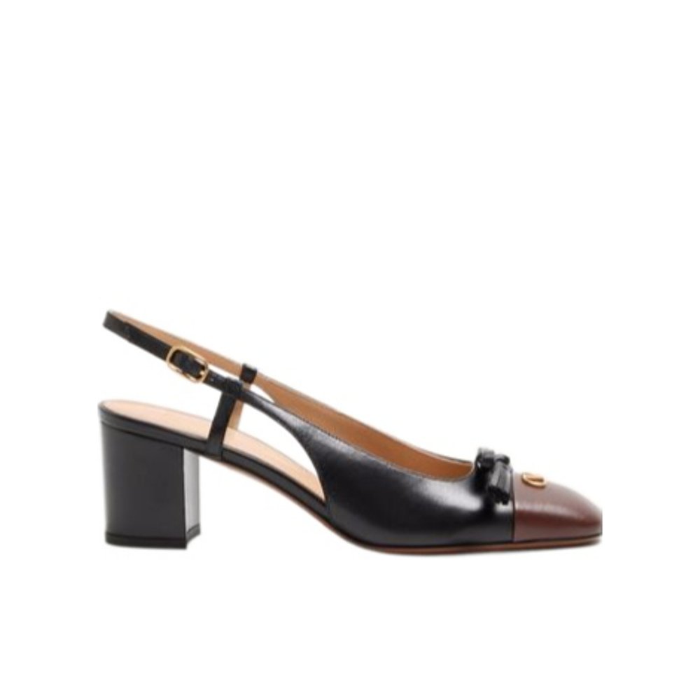 VALENTINO 女士高跟鞋 WS0MH9DDTBXV AW2025 黑色 徽标高跟鞋