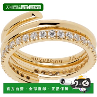 1h可退 香港直邮潮奢 numbering 女士 #8406 戒指 8406Gold