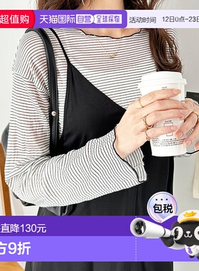 日本直邮GeeRA 夏季适用透明花边裁剪短上衣 R04609EW14034