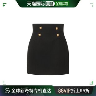 Balmain 巴尔曼 女士 poudre羊毛迷你短裙 香港直邮潮奢 Grain