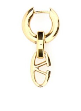 VALENTINO 男士耳饰 YJ0R95METCS4 SS2025 黄色 缀饰耳环