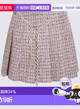 欧洲直邮self portrait 女士 半身裙百褶裙a字裙