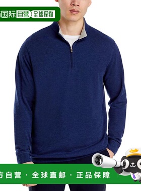 【美国直邮】Peter Millar Crown Comfort羊绒立领长袖拉链针织衫