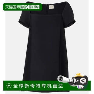 香港直邮KHAITE Benji 1h可退 女士 舒适时 迷你连衣裙 black黑色