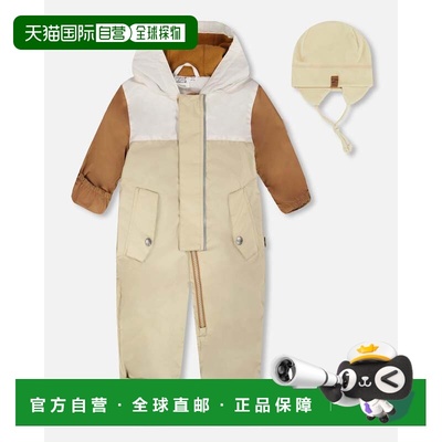 自营deux par deuxBaby Mid-Season One-Piece Outerwear with Ha