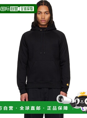1h可退 香港直邮潮奢 CARHARTT WIP 男士 黑色 Chase 连帽衫 I033