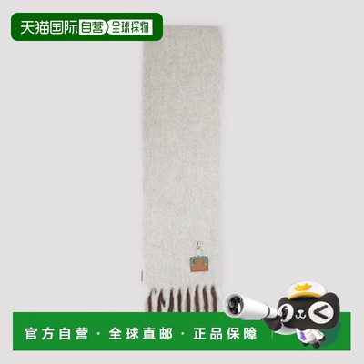 香港直邮LOEWE 女士围巾 FSA7SS1W011225 SS2026 白色 23X176 Sca