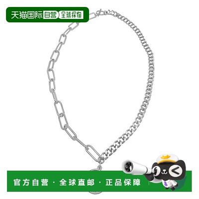 自营 adornia硬币混合链项链银 - 银 美国奥莱直发吊坠链子