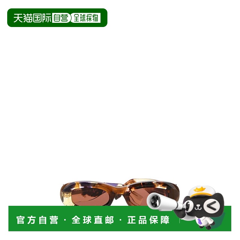 1h可退 香港直邮Gucci 古驰 女士 椭圆形镜框太阳眼镜 819573J076