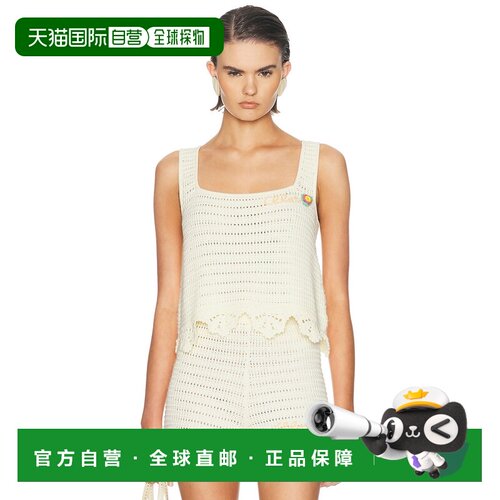 香港直邮Chloe 蔻依 女士 钩花背心上衣 CH26AMH05