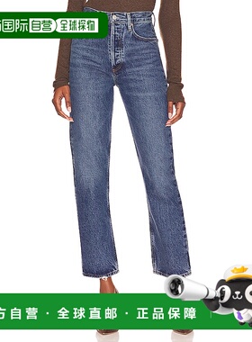 香港直邮AGOLDE 女士 90's Pinch 直筒裤束腰牛仔裤 A154F1141