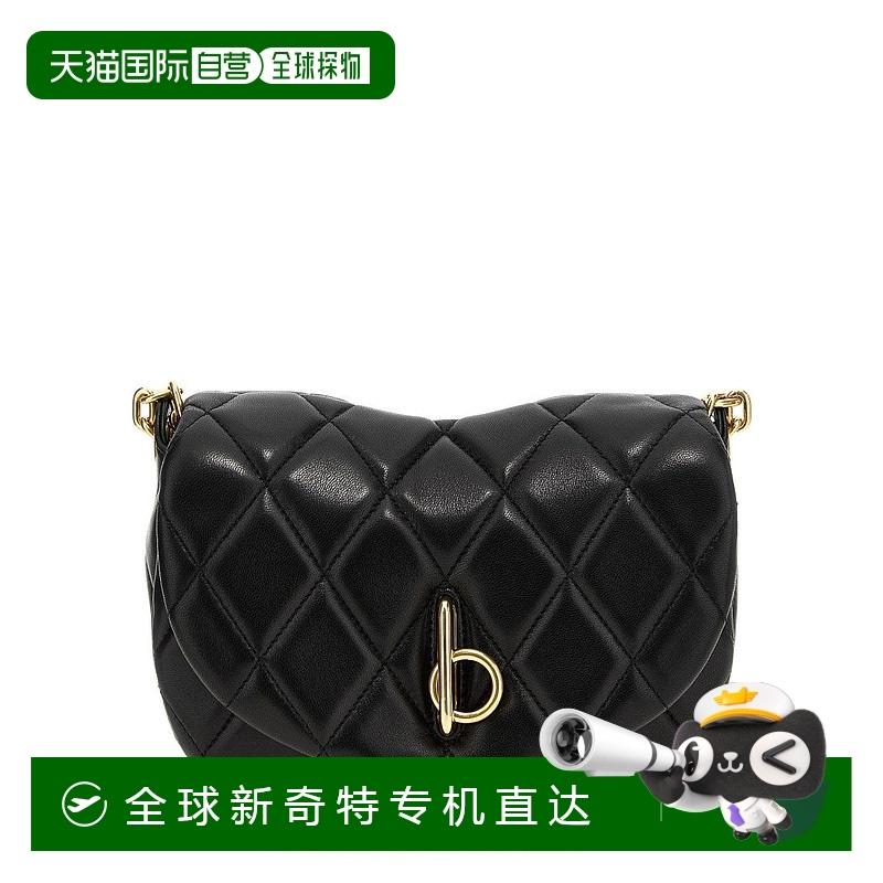 自营 burberry“Rocking Horse”斜挎包-黑色 【美国奥莱】直发