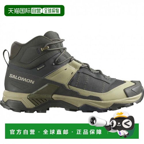 日本直邮Salomon 2025春夏 X ULTRA 5 MID GTX 男士徒步鞋 PEAT//