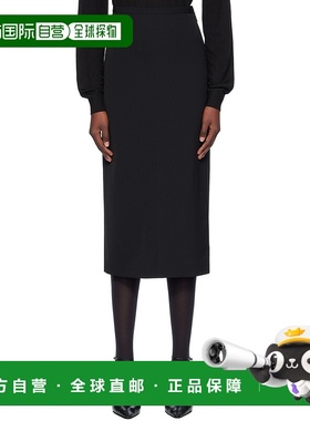 1h可退 香港直邮潮奢 The Row 女士 黑色 Mathias 半身裙 5485SW1