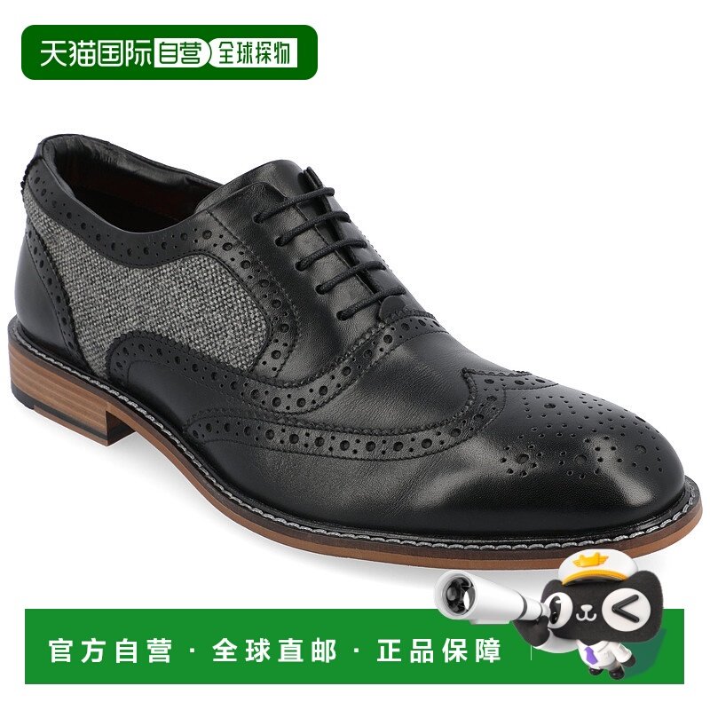 自营 Thomas & Vine Alister Wingtip 牛津鞋 - 黑色 美国奥莱直