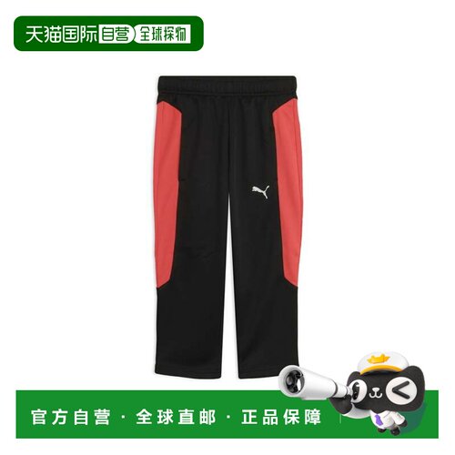 日本直邮PUMA 男童运动裤 120-160cm 黑色 训练长裤