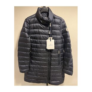 Moncler 493889953048 深蓝色徽标羽绒服