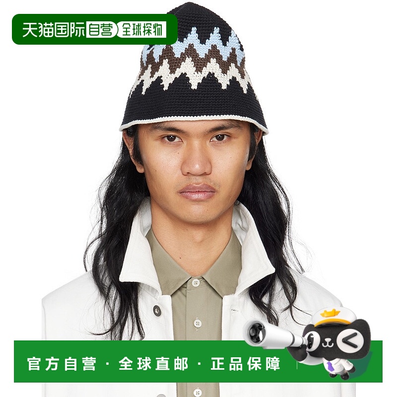 香港直邮Jil Sander 吉尔 桑达 男士 黑色渔夫帽 J47ZZ0112J15412
