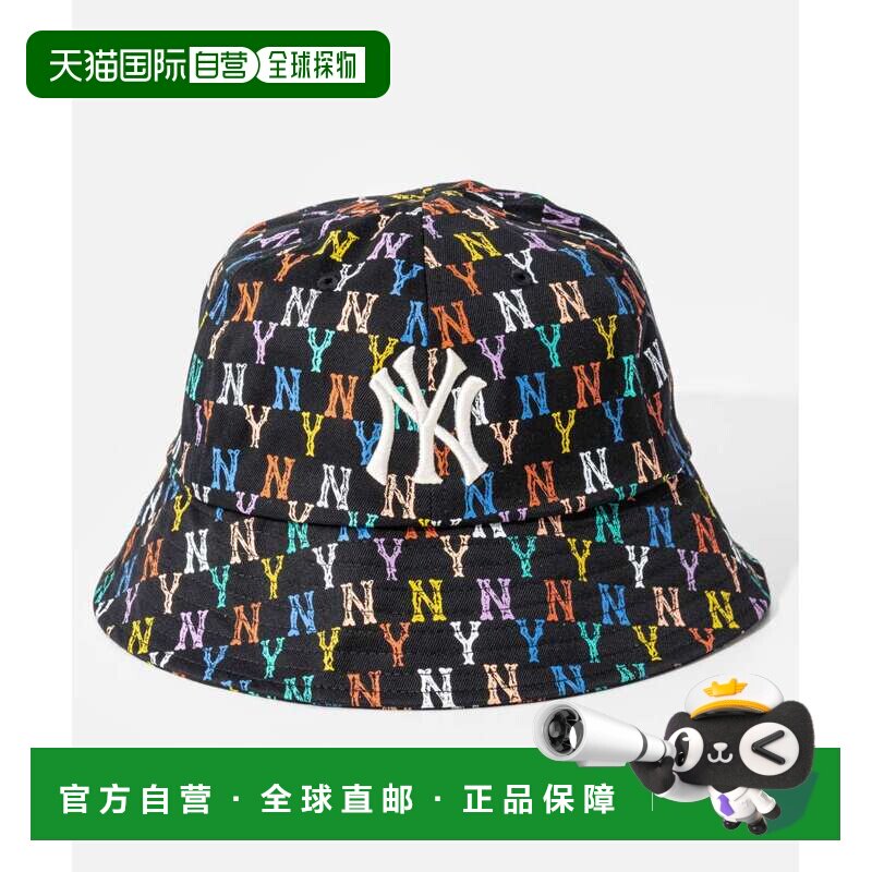 日本直邮MLB Korea Monogram Rainbow Dome 纽约洋基队 渔夫帽 32图片