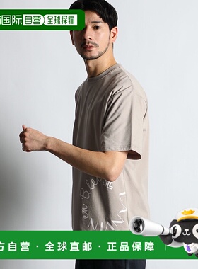 1h可退 日本直邮LANVIN en Bleu 男士凉感速干圆形Logo T恤 15680