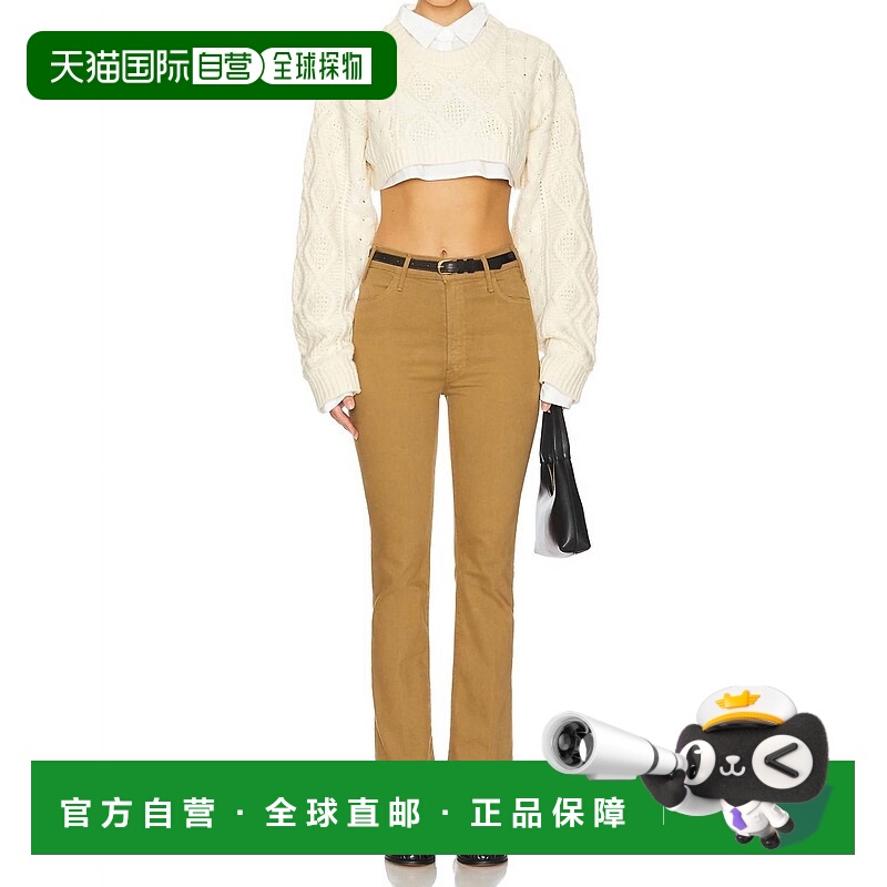 自营mother本 布林的Hustler Flood牛仔裤 美国奥莱直发直筒裤