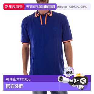 香港直邮Versace 徽标POLO衫 A70668A209760BLUARANCIONE短袖