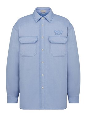 Dior logo外套式衬衫 413D587AY540