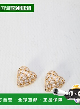 1h可退 香港直邮潮奢 Self-Portrait 女士 精饰心形耳环 RS26617E