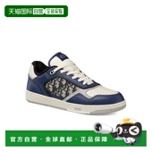 欧洲直邮Dior 新款 迪奥 自营1h可退 男士 蓝色牛皮运动鞋 男鞋