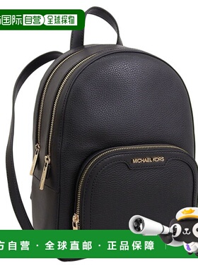 日本直邮Michael Kors 包袋 女士背包皮革 黑色 JAYCEE MD ZIP PK