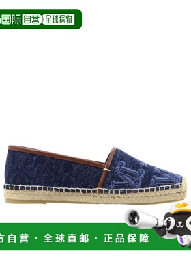 香港直邮MAX MARA 女士休闲鞋 4521052106002 SS2022 蓝色 牛仔麻