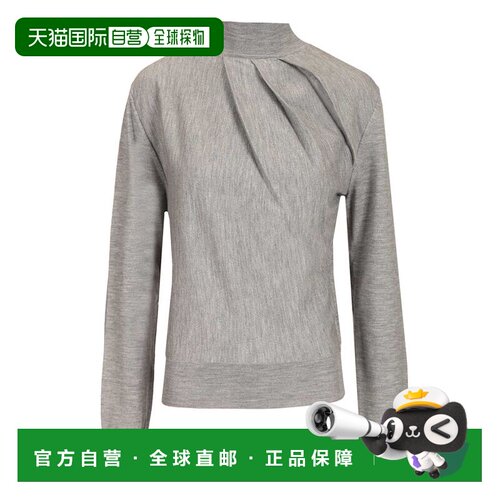 香港直邮GIVENCHY 女士针织衫 BW90VT4ZTD050 SS2026 灰色 DRAPED