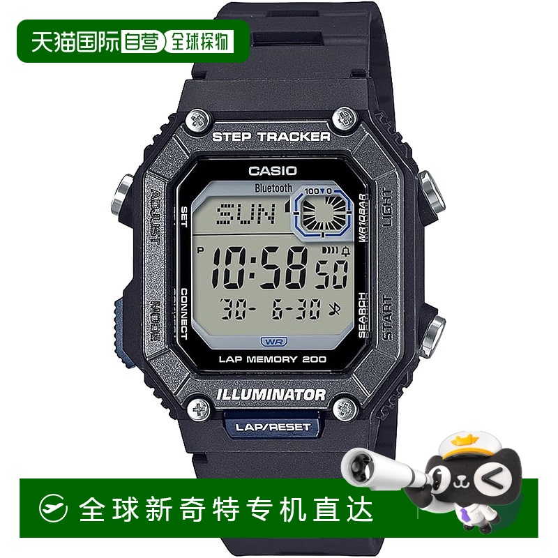 【日本直邮】Casio卡西欧 男士手表 WS-B1000-1AJF 黑色 10压防水