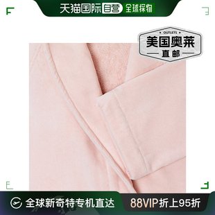 粉色 FRETTE 丝绒披肩领连衣裙 直发 芙雷特 美国奥莱