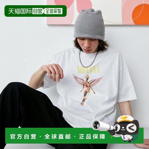 官方授权 PUBLUX NIRVANA IN UTERO 乐队T恤